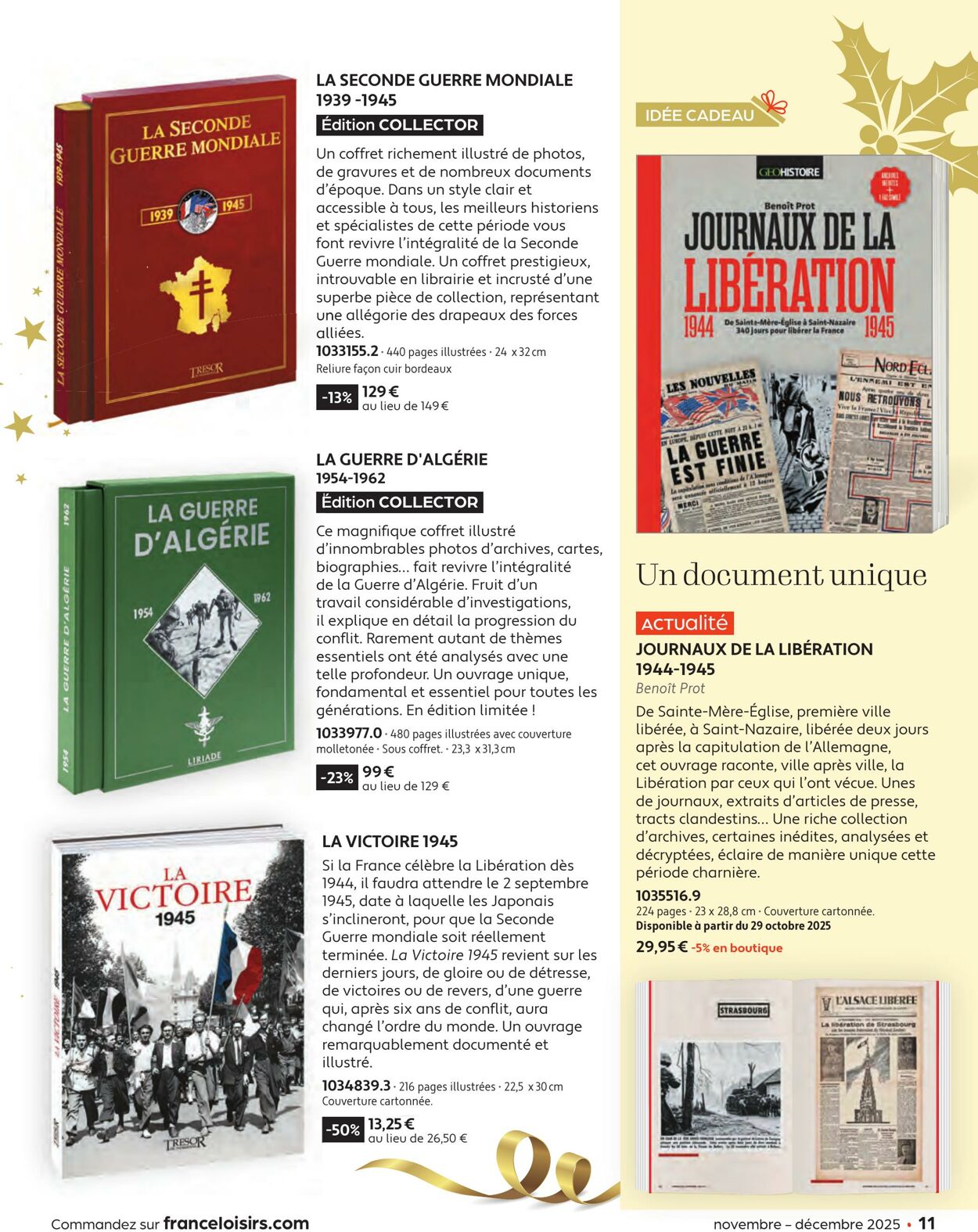 Catalogue France Loisirs 01.10.2025 - 30.11.2025