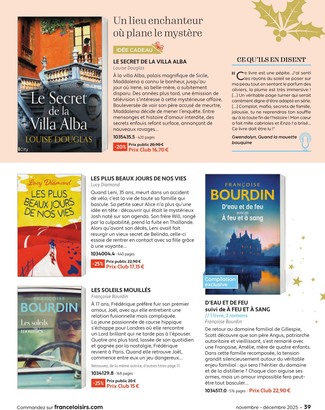 Catalogue France Loisirs 01.10.2025 - 30.11.2025