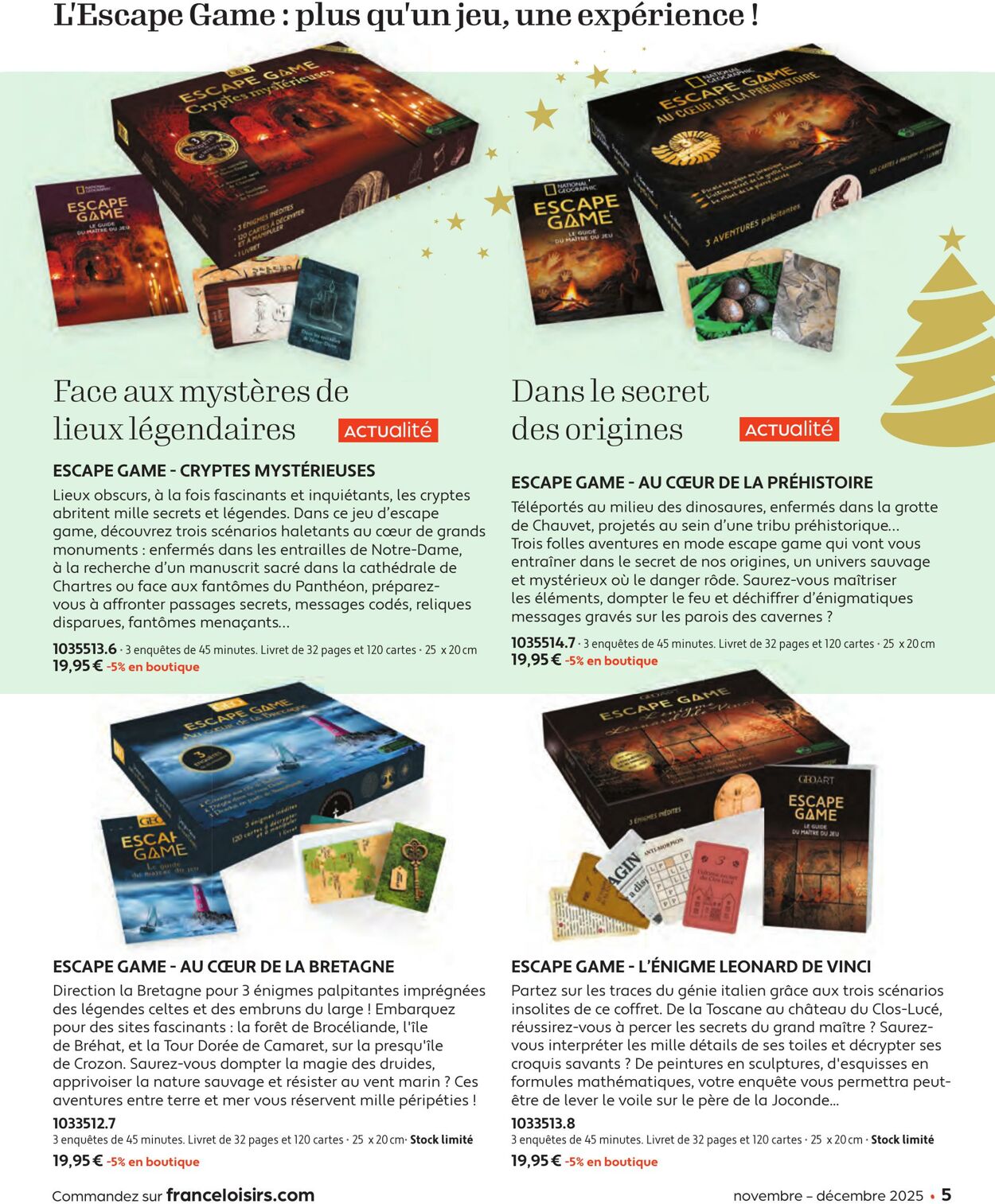 Catalogue France Loisirs 01.10.2025 - 30.11.2025