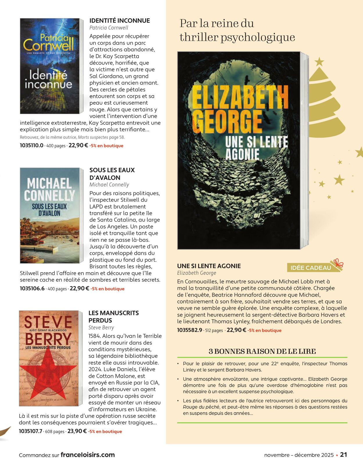 Catalogue France Loisirs 01.10.2025 - 30.11.2025