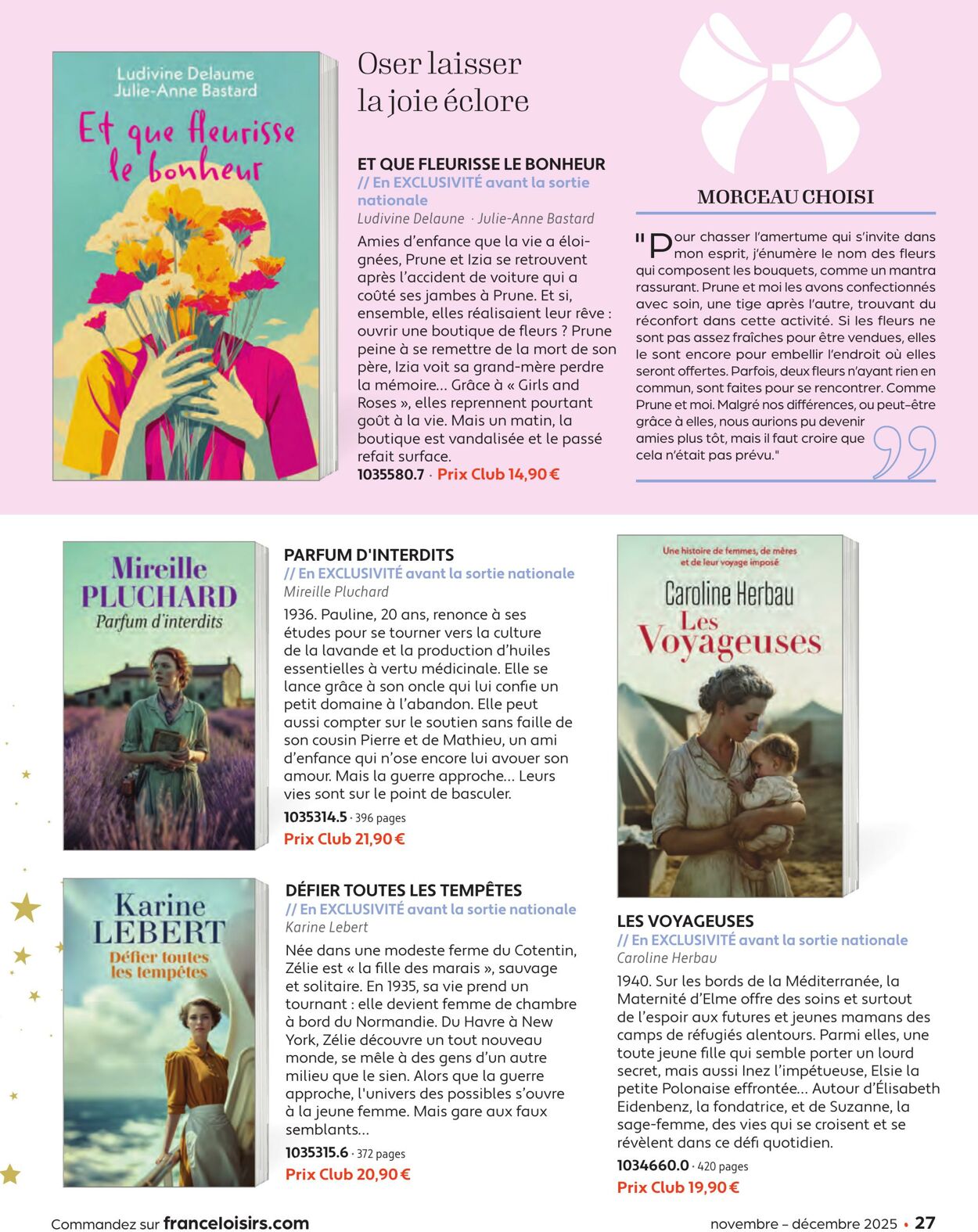 Catalogue France Loisirs 01.10.2025 - 30.11.2025