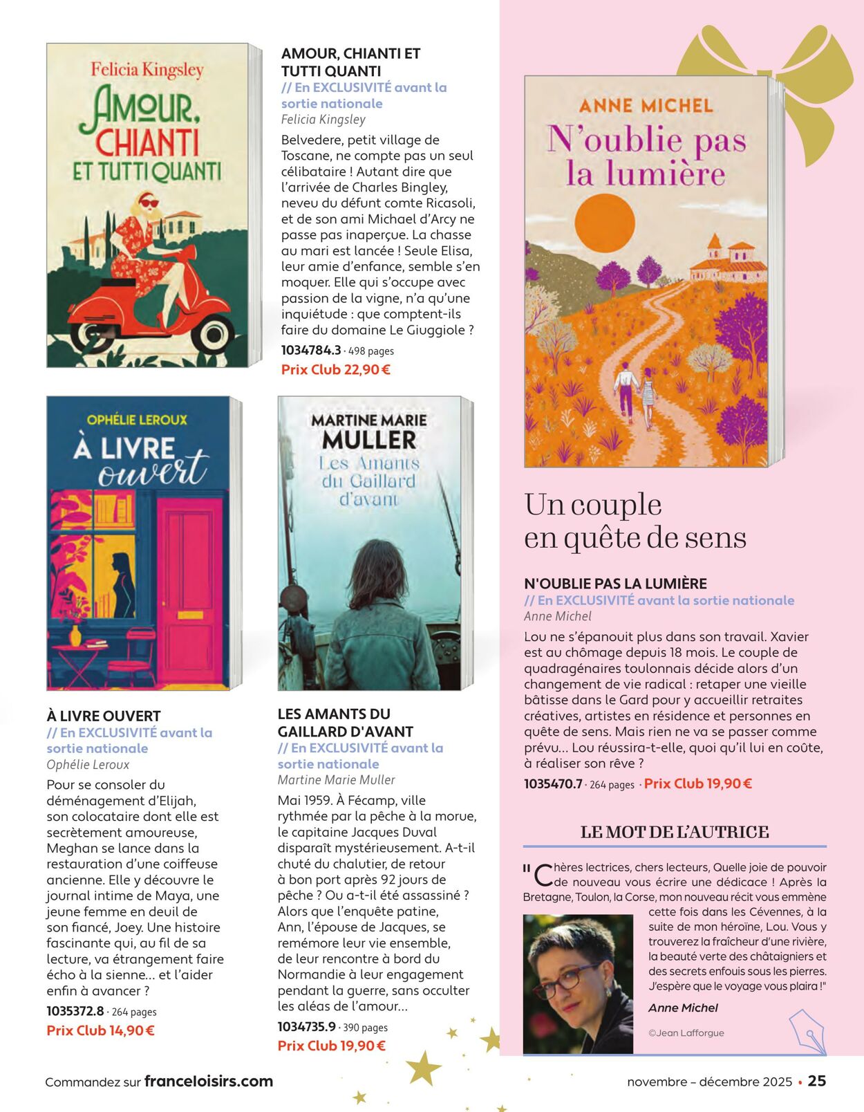 Catalogue France Loisirs 01.10.2025 - 30.11.2025