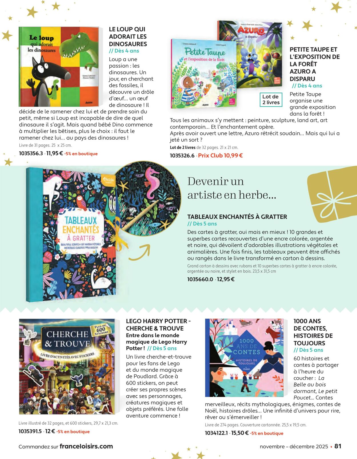 Catalogue France Loisirs 01.10.2025 - 30.11.2025
