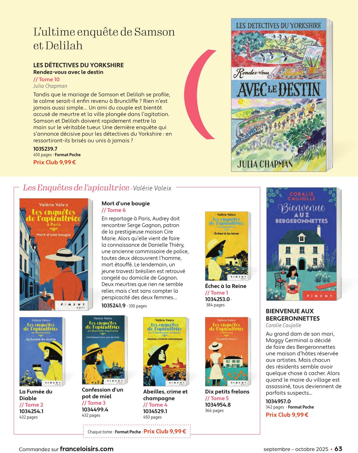 Catalogue France Loisirs 01.08.2025 - 30.09.2025