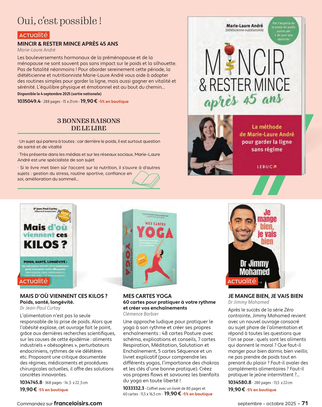 Catalogue France Loisirs 01.08.2025 - 30.09.2025