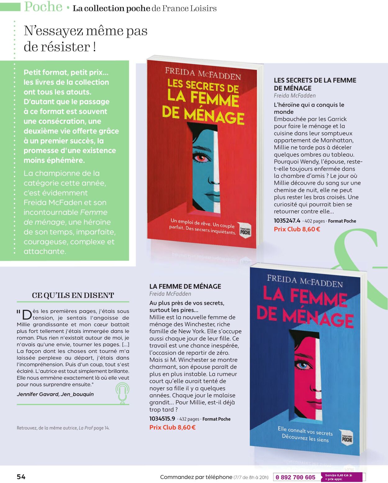 Catalogue France Loisirs 01.08.2025 - 30.09.2025