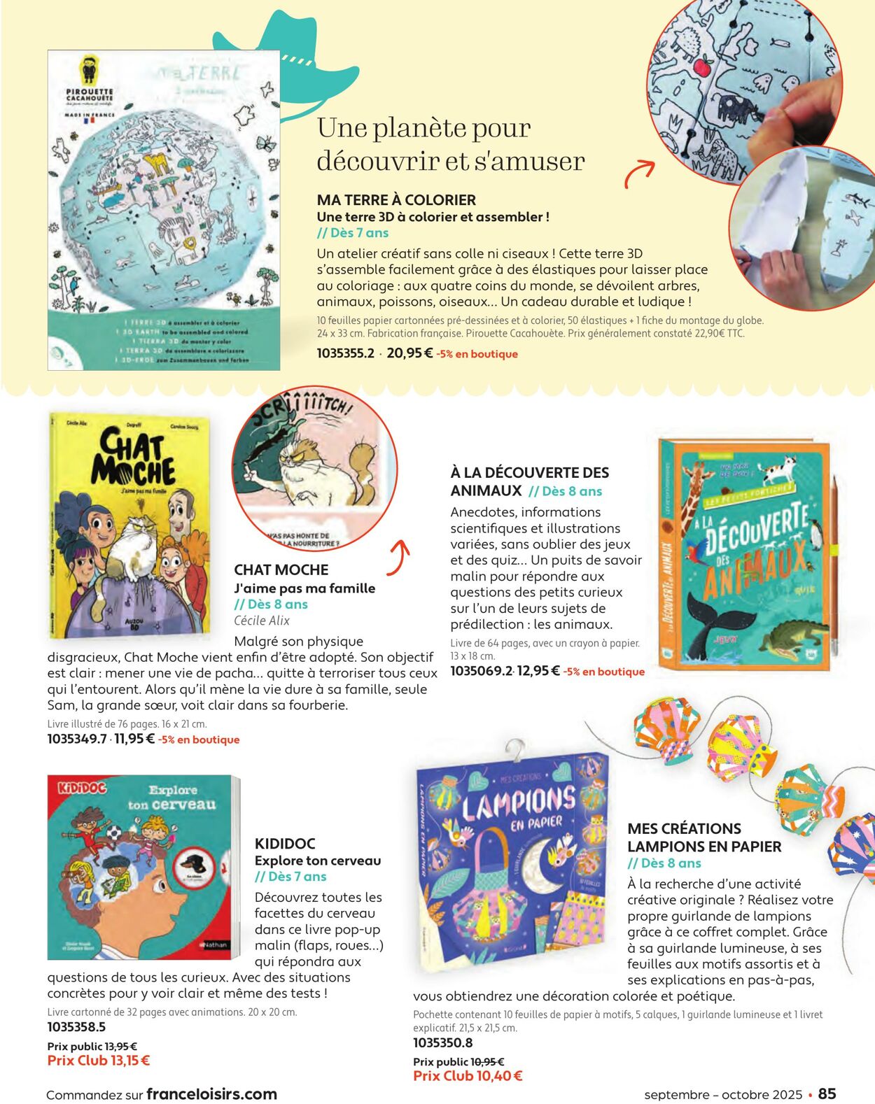 Catalogue France Loisirs 01.08.2025 - 30.09.2025