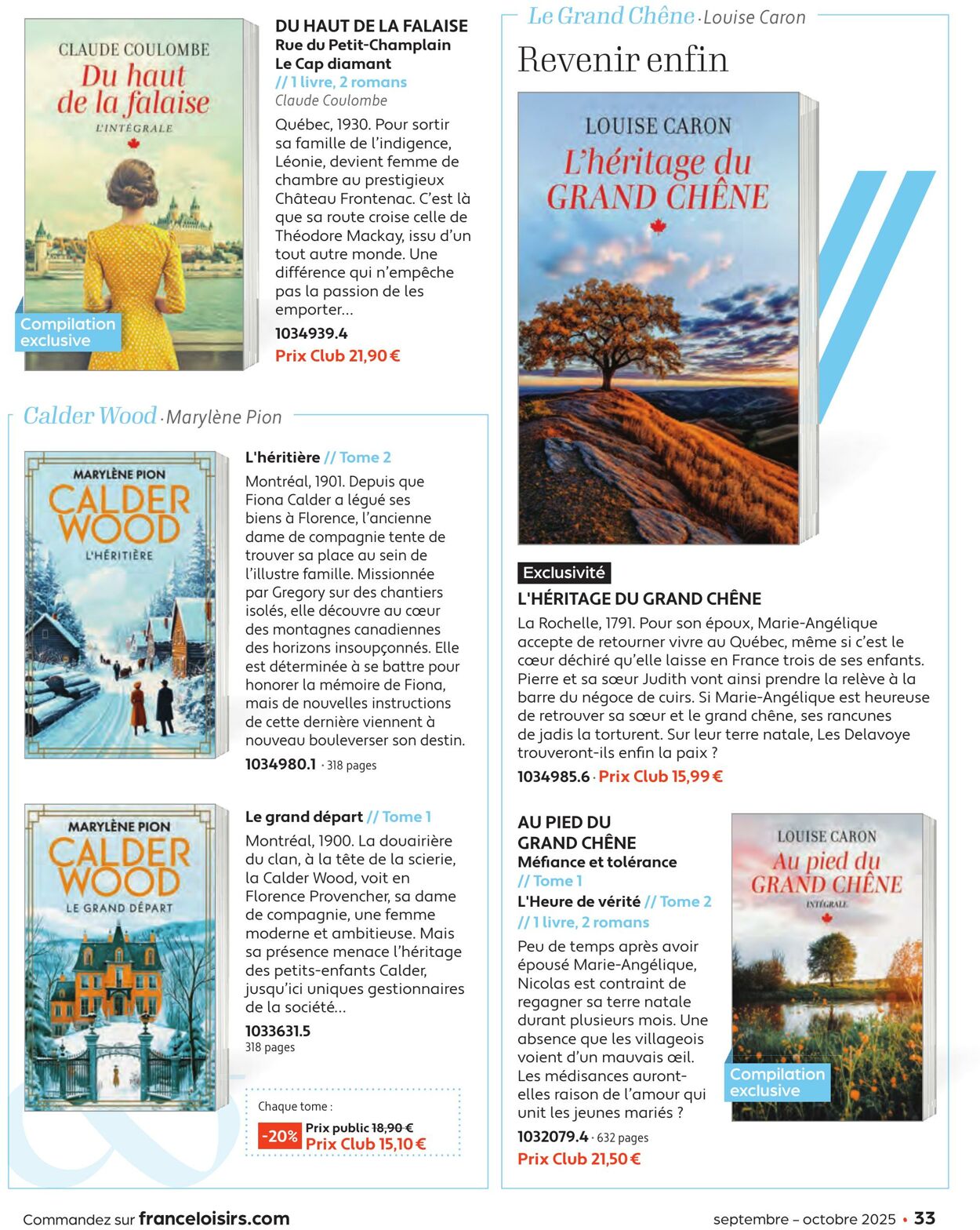 Catalogue France Loisirs 01.08.2025 - 30.09.2025