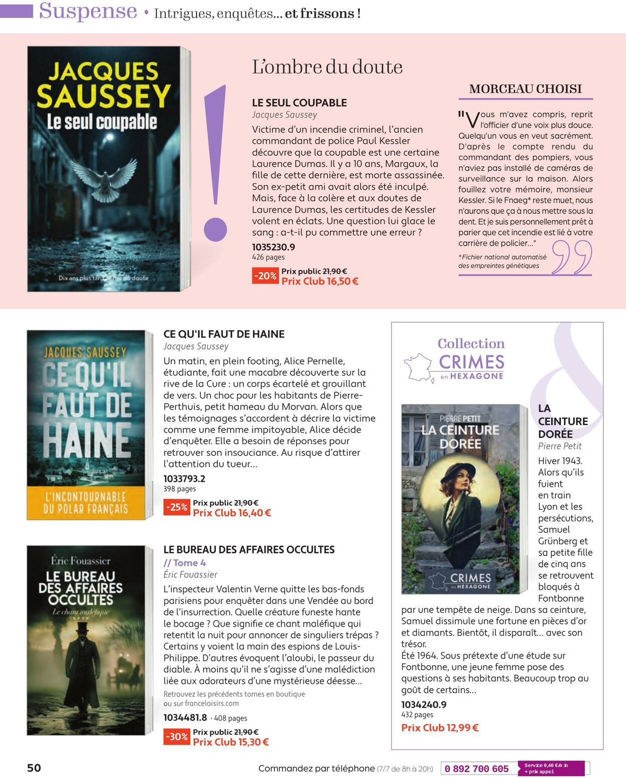 Catalogue France Loisirs 01.08.2025 - 30.09.2025