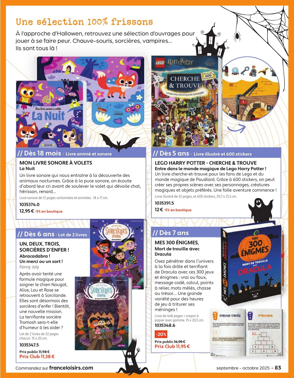 Catalogue France Loisirs 01.08.2025 - 30.09.2025