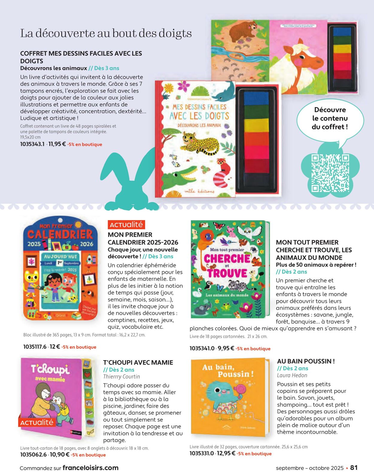 Catalogue France Loisirs 01.08.2025 - 30.09.2025
