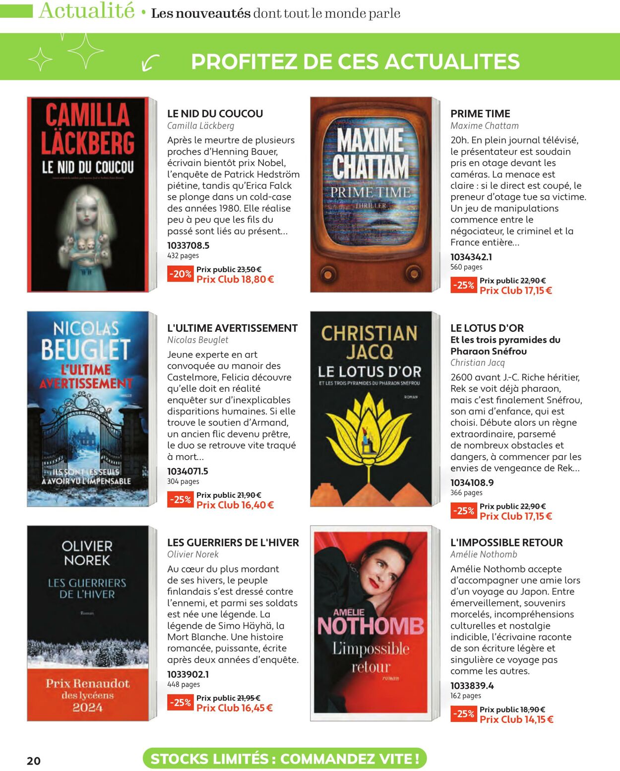 Catalogue France Loisirs 01.08.2025 - 30.09.2025