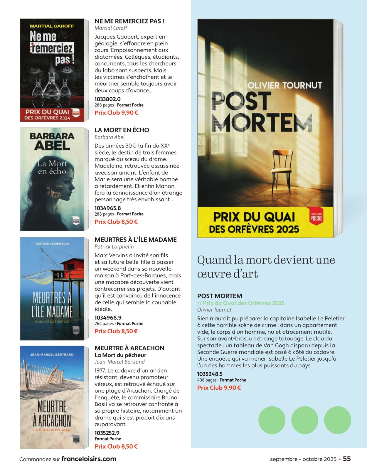 Catalogue France Loisirs 01.08.2025 - 30.09.2025
