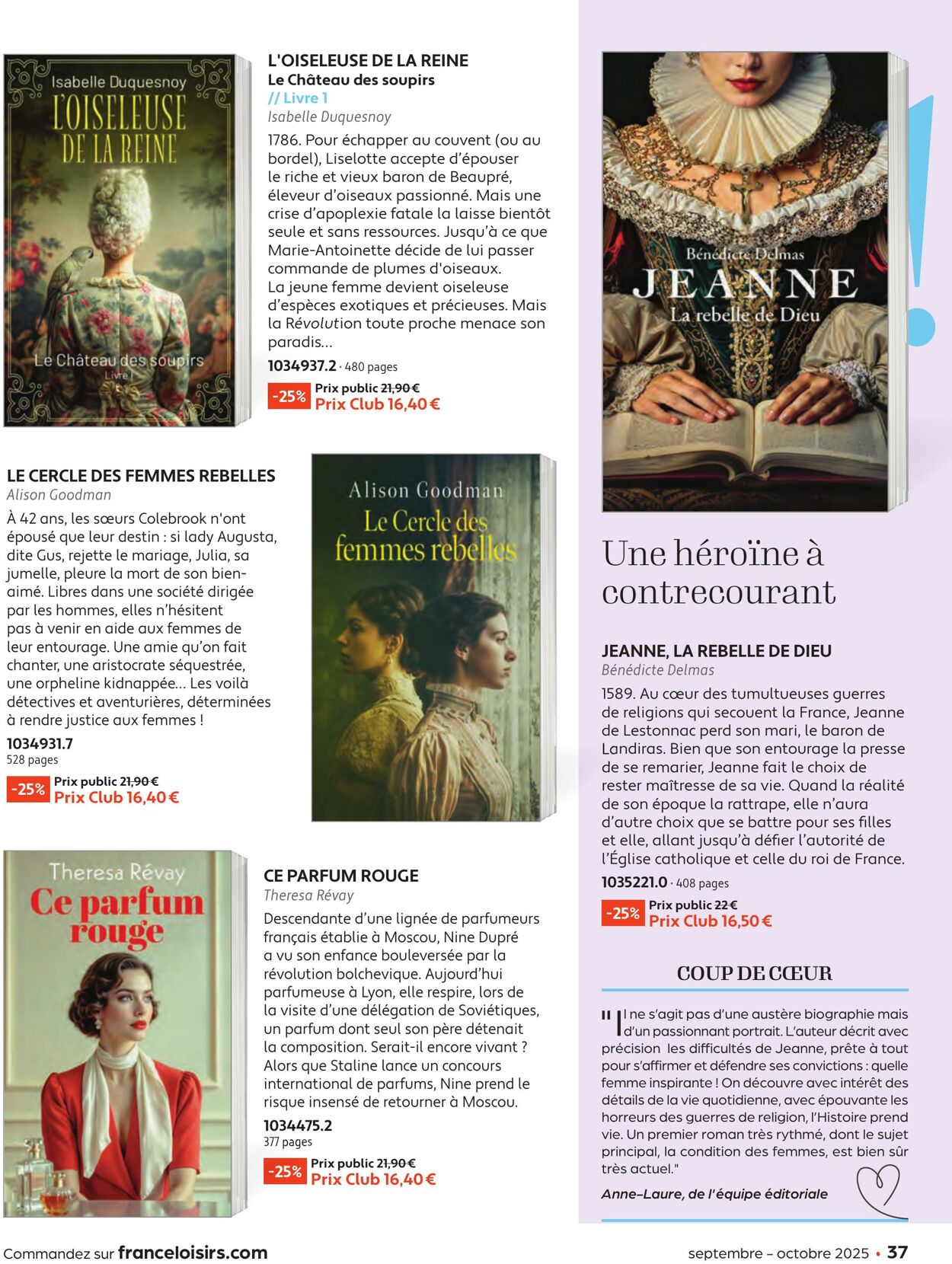 Catalogue France Loisirs 01.08.2025 - 30.09.2025