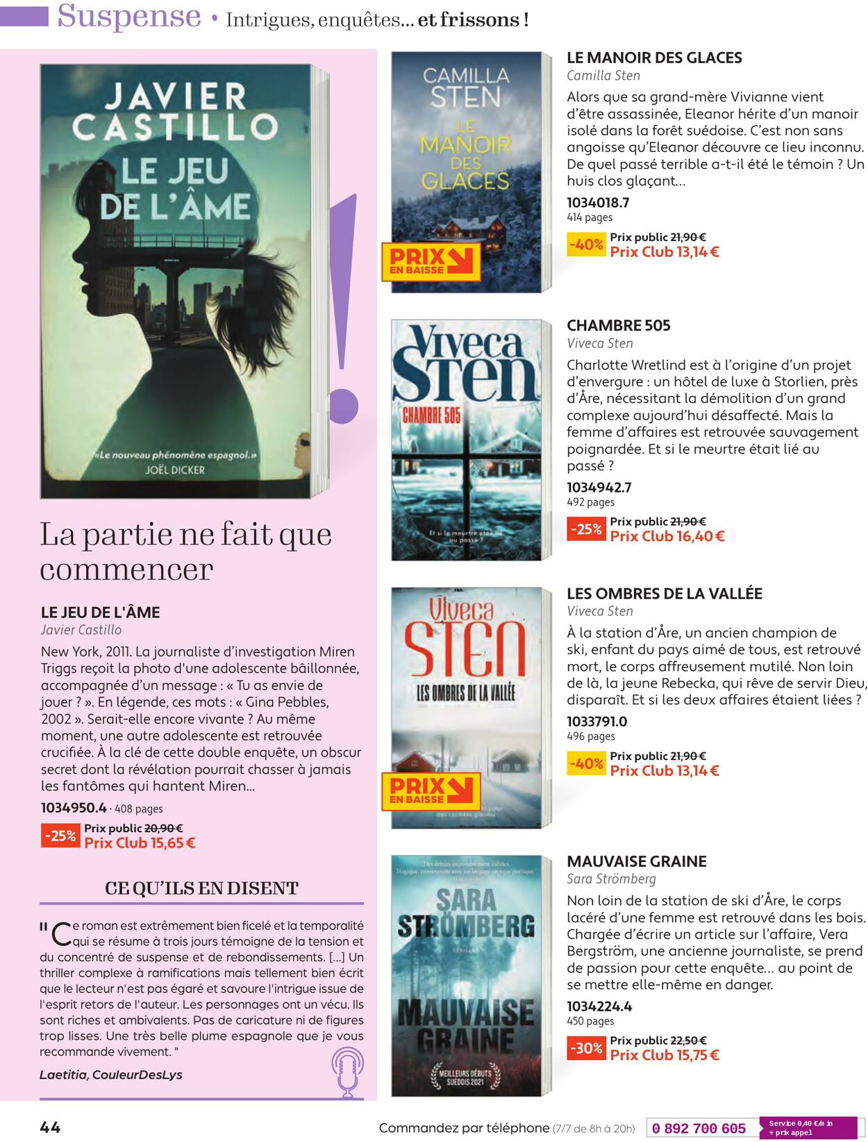 Catalogue France Loisirs 01.08.2025 - 30.09.2025