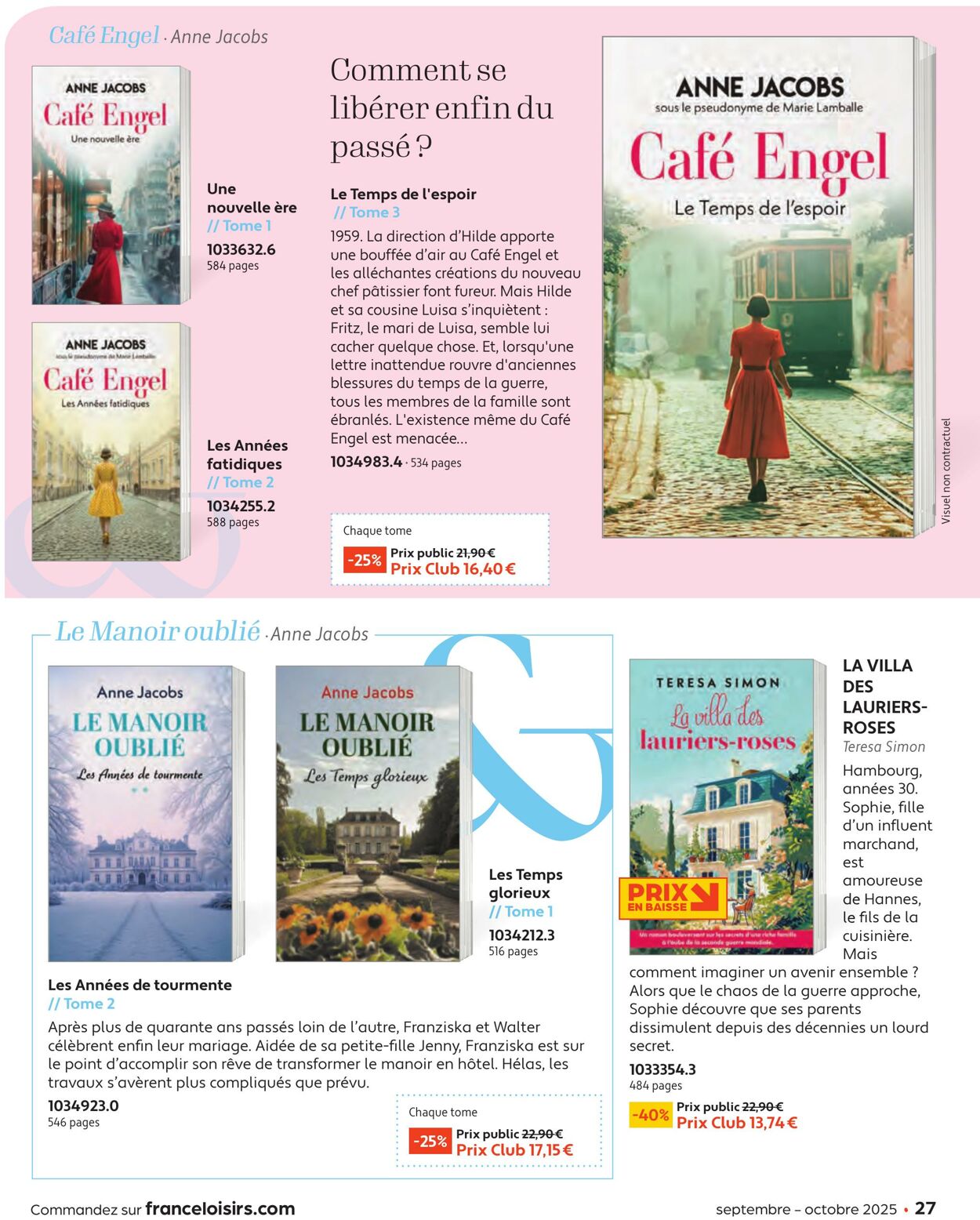 Catalogue France Loisirs 01.08.2025 - 30.09.2025