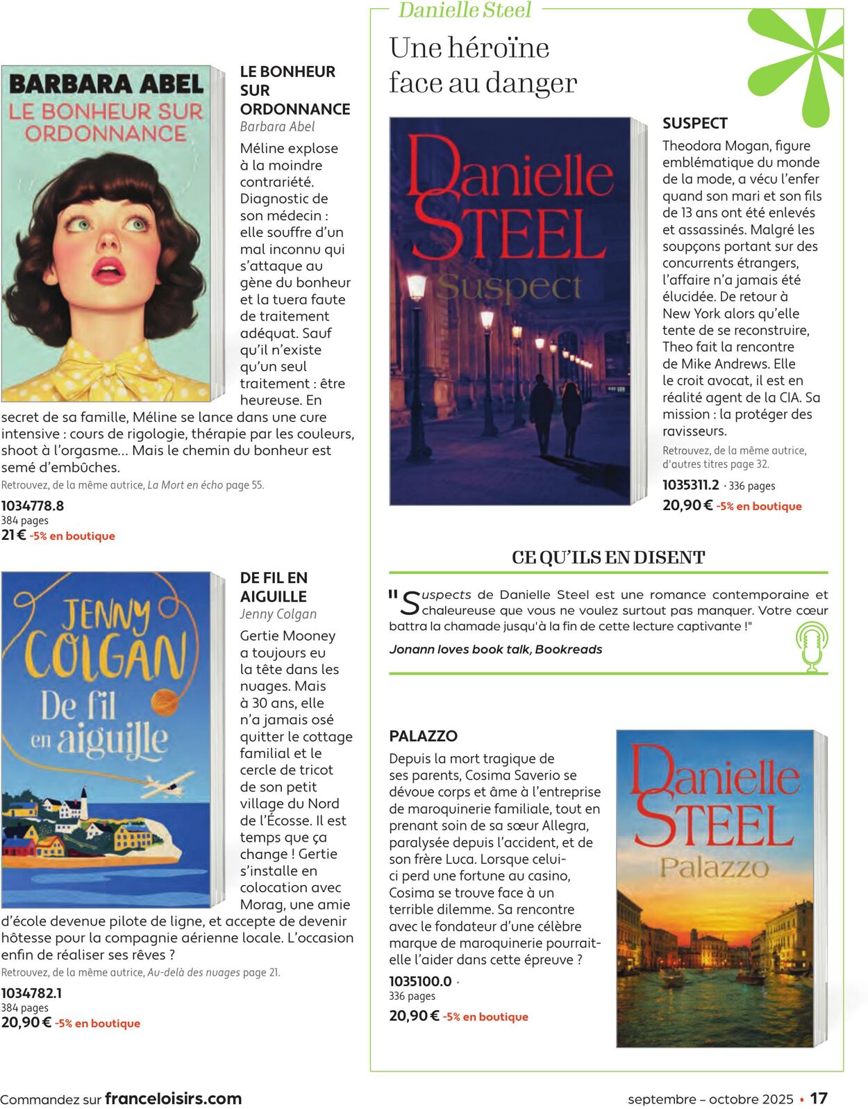 Catalogue France Loisirs 01.08.2025 - 30.09.2025