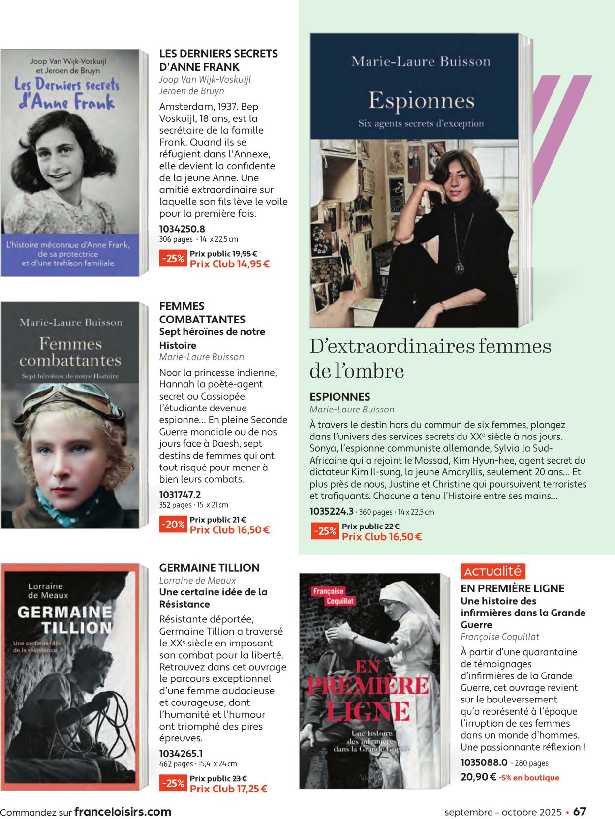 Catalogue France Loisirs 01.08.2025 - 30.09.2025