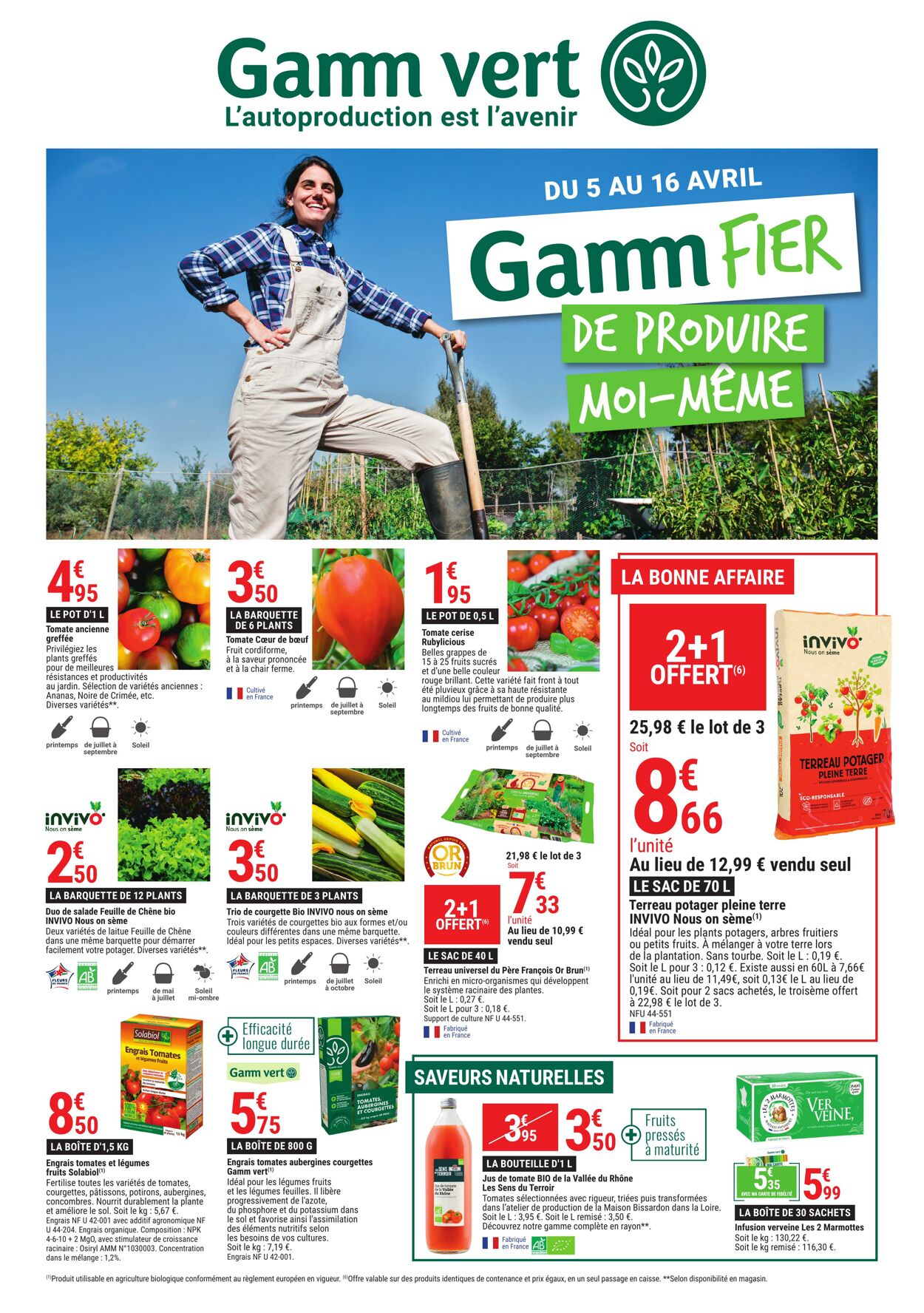 Catalogue Gamm Vert 05.04.2023 - 16.04.2023