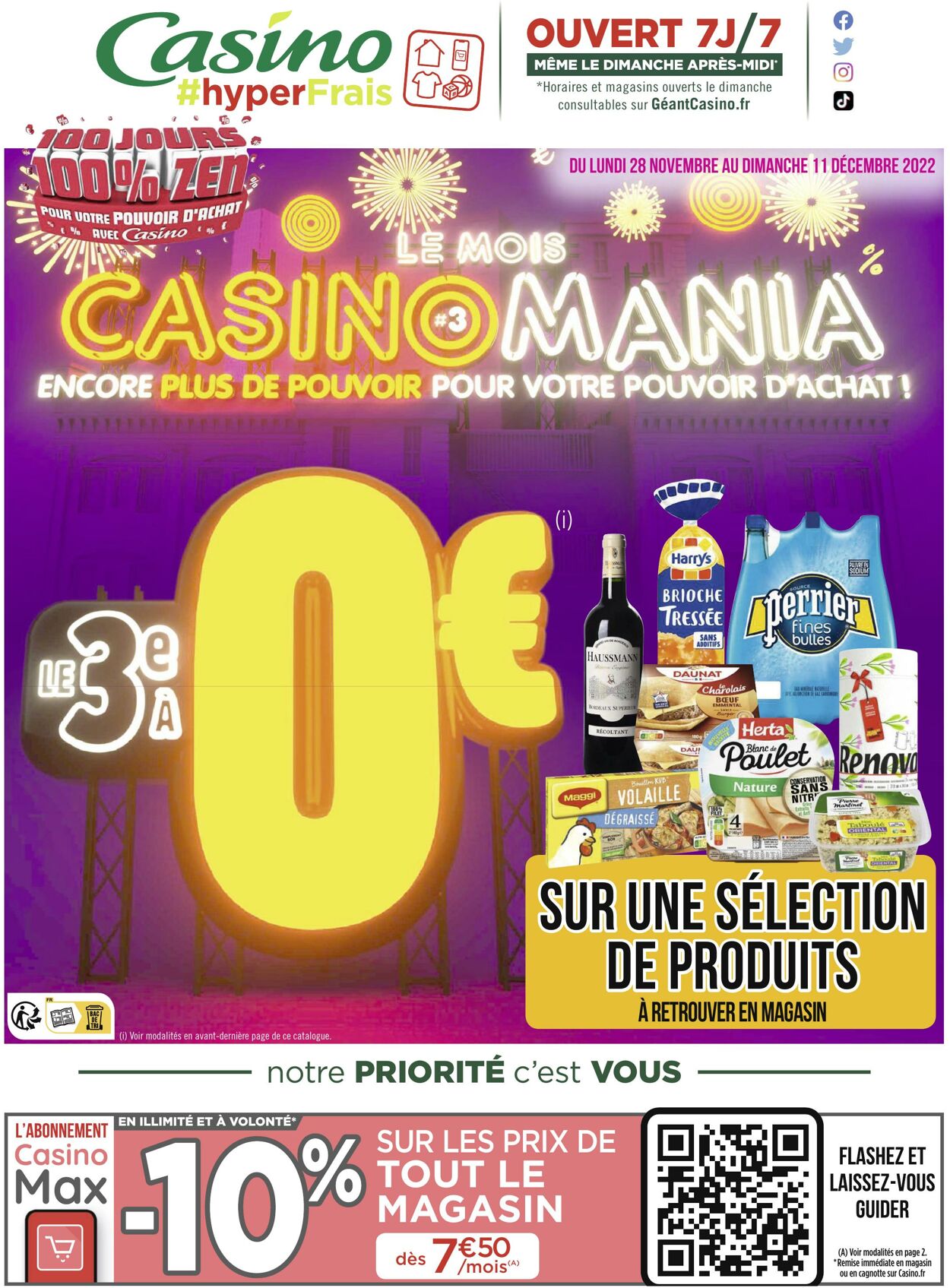 Catalogue Casino #hyper Frais 28.11.2022 - 11.12.2022