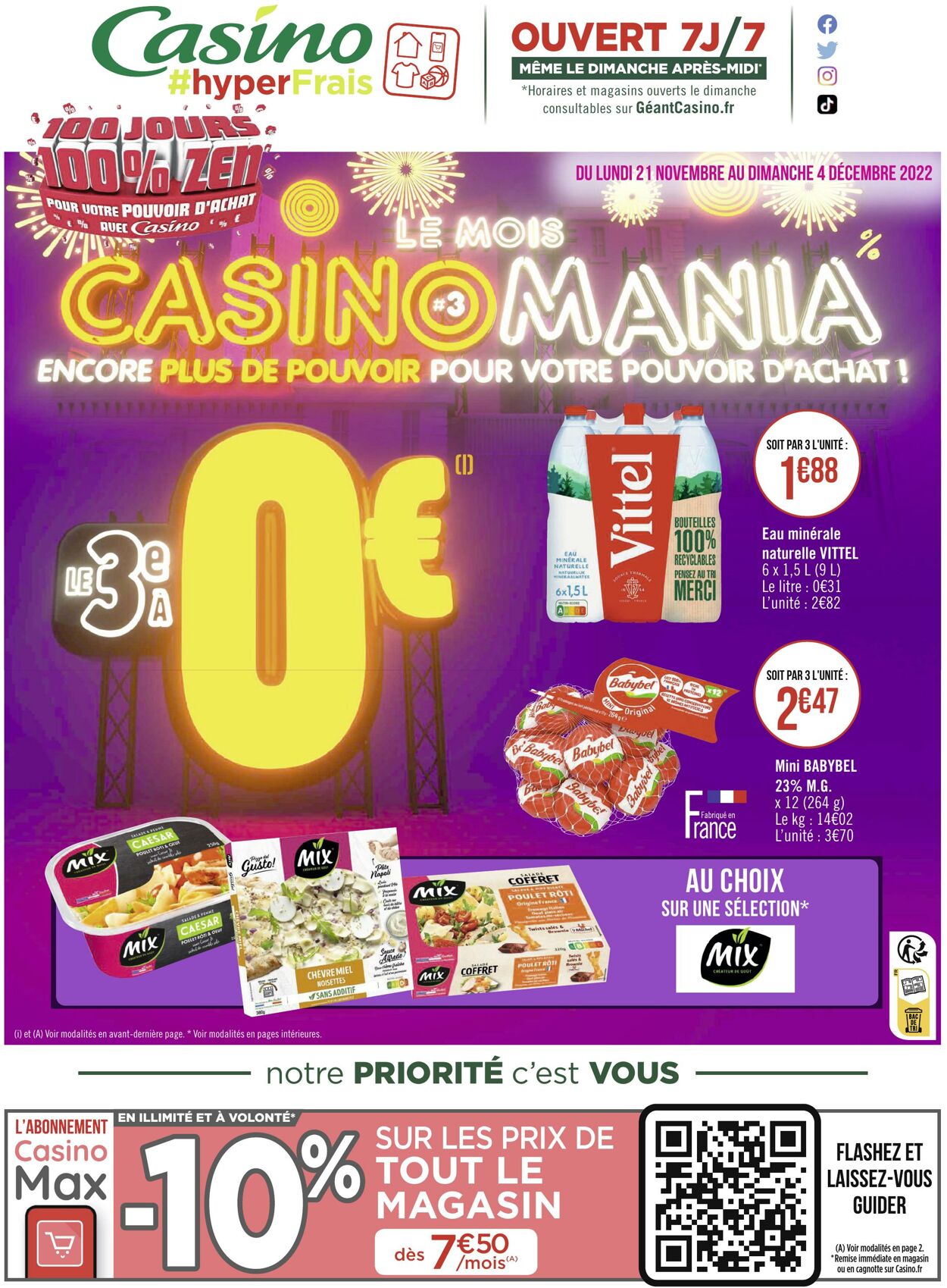 Catalogue Casino #hyper Frais 21.11.2022 - 04.12.2022