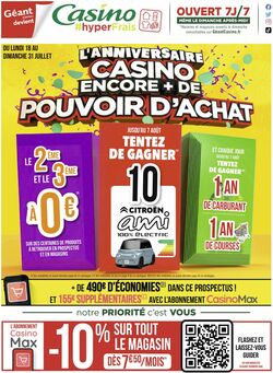 Catalogue Géant Casino 18.07.2022-31.07.2022