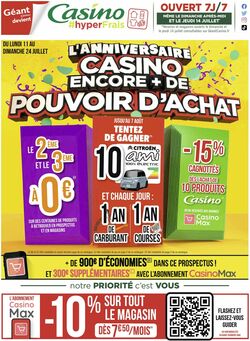 Catalogue Géant Casino 11.07.2022-24.07.2022