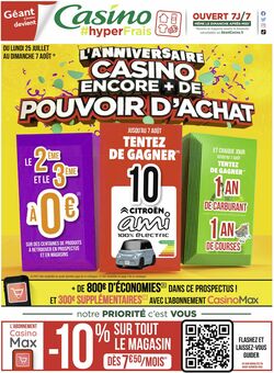 Catalogue Géant Casino 25.07.2022-07.08.2022
