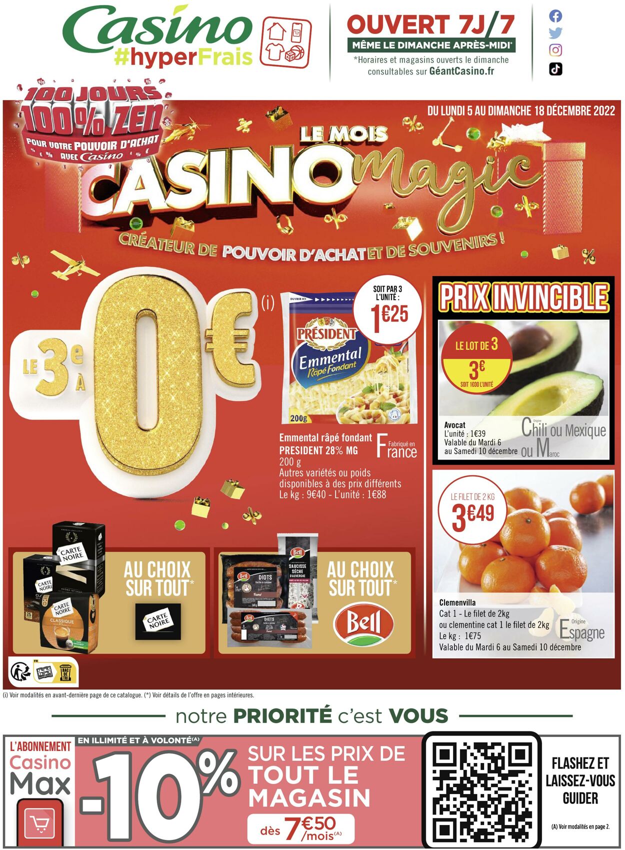 Catalogue Casino #hyper Frais 05.12.2022 - 18.12.2022