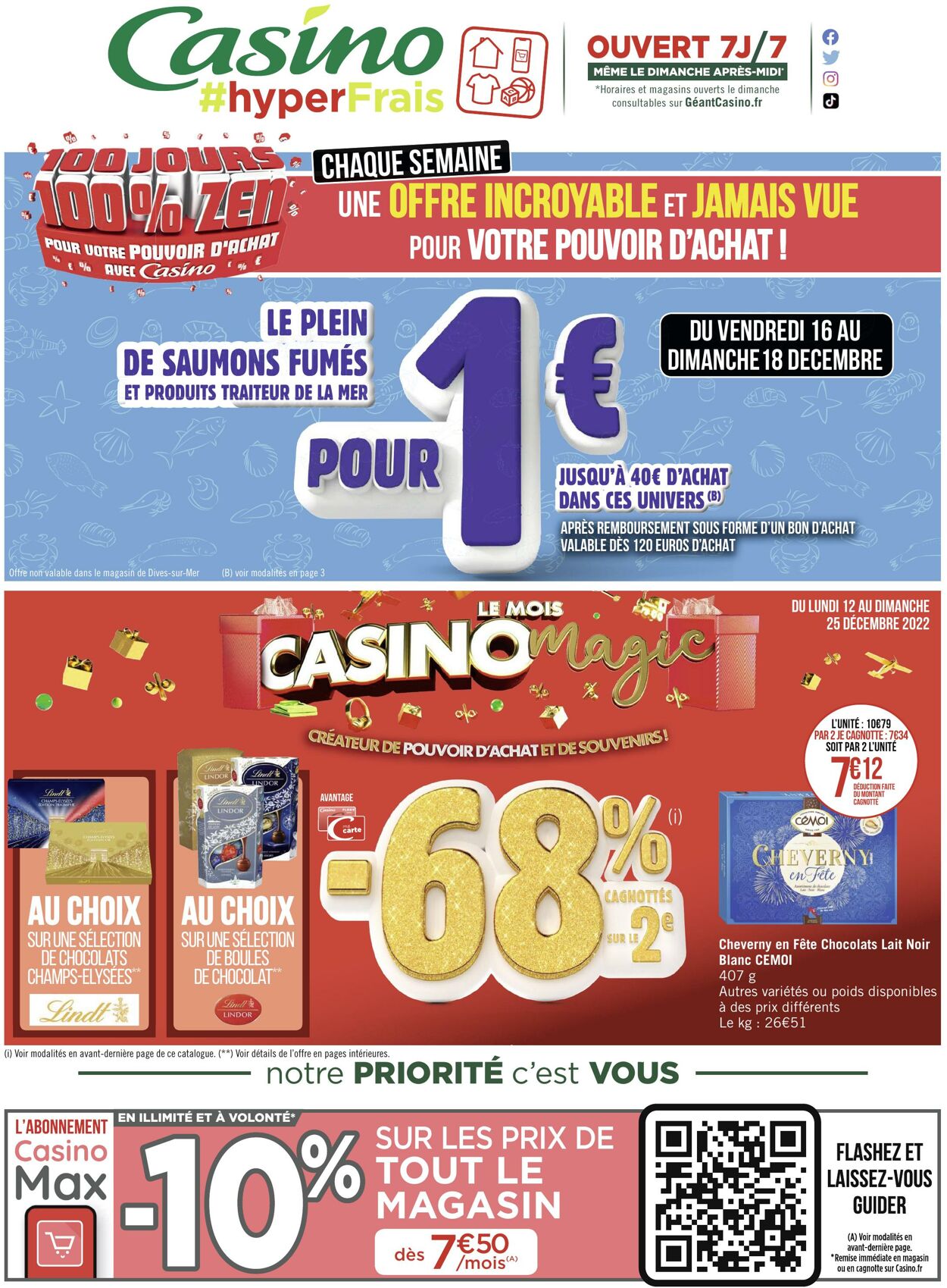 Catalogue Casino #hyper Frais 12.12.2022 - 25.12.2022