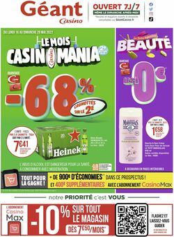 Catalogue Géant Casino 16.05.2022-29.05.2022