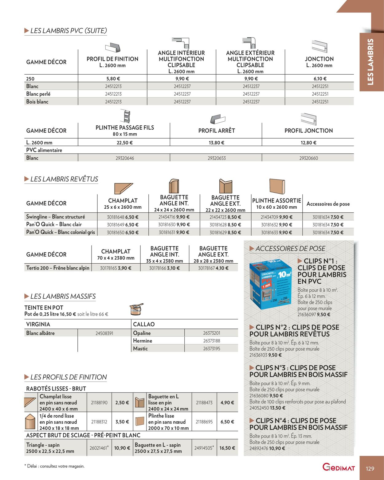 Catalogue Gedimat 01.03.2022 - 30.06.2023