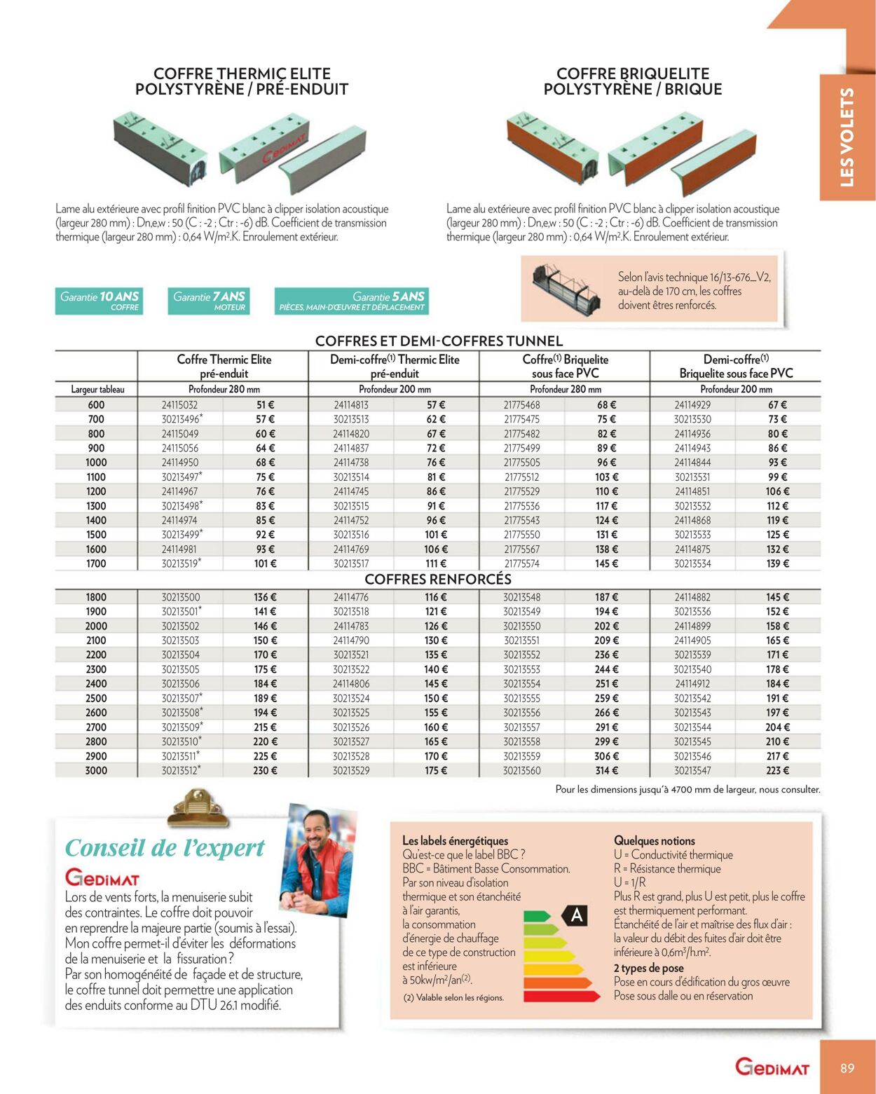 Catalogue Gedimat 01.03.2022 - 30.06.2023