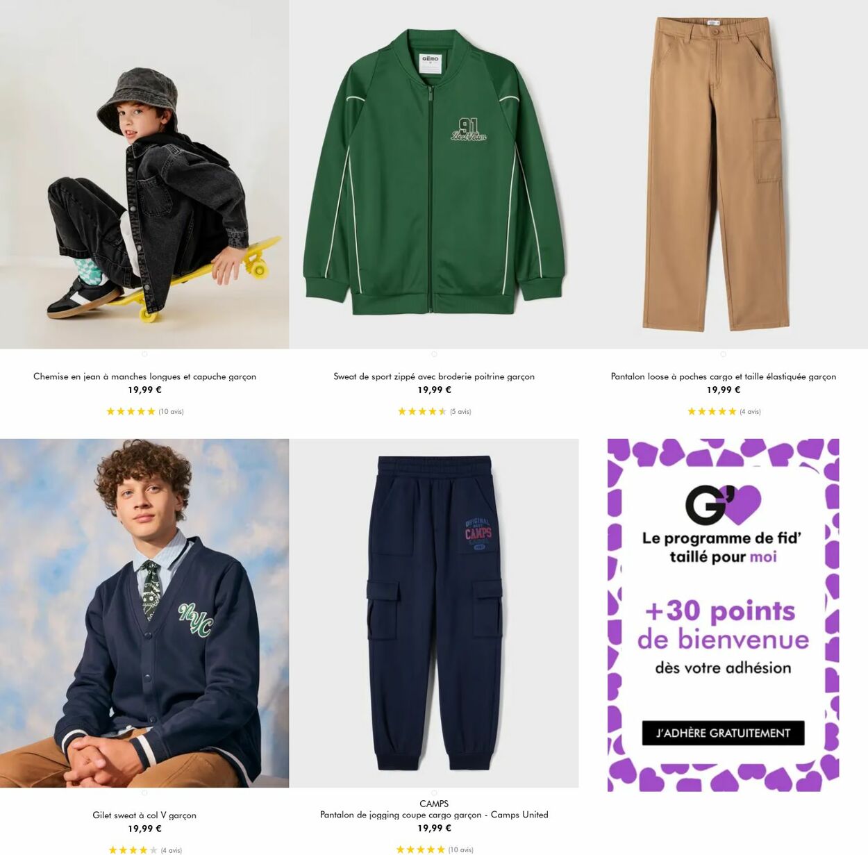 Catalogue Gémo 12.11.2025 - 25.11.2025