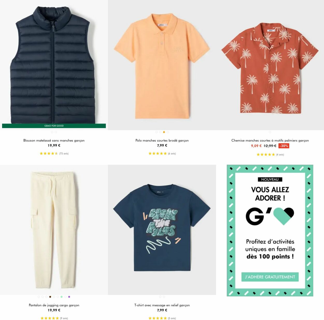 Catalogue Gémo 10.09.2025 - 23.09.2025