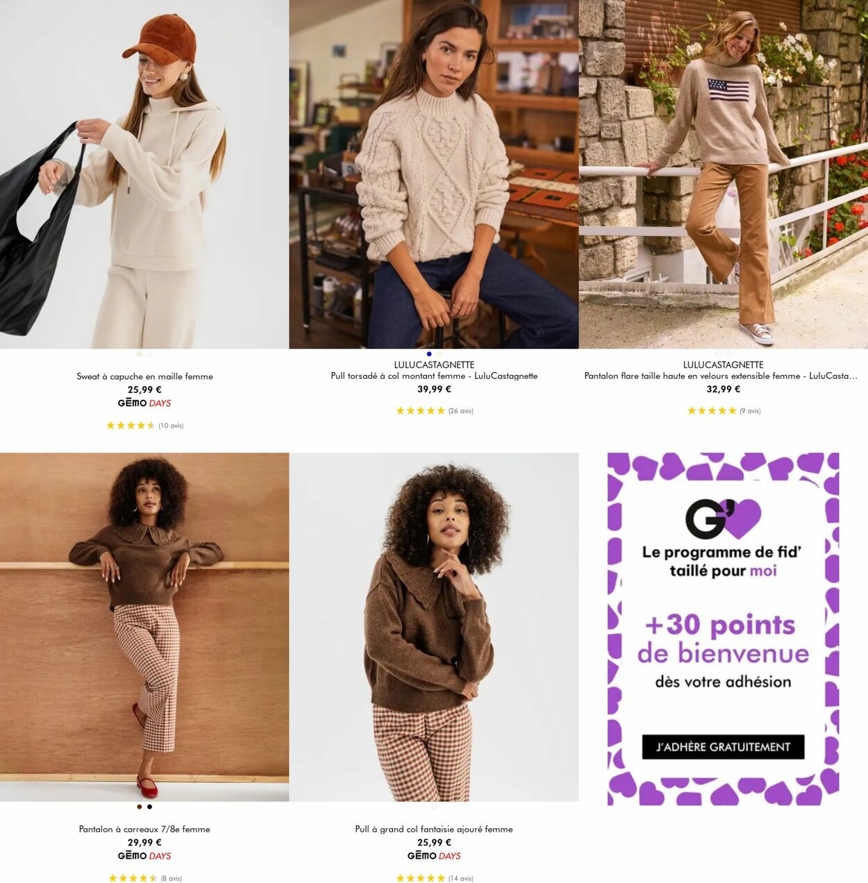 Catalogue Gémo 17.12.2025 - 30.12.2025