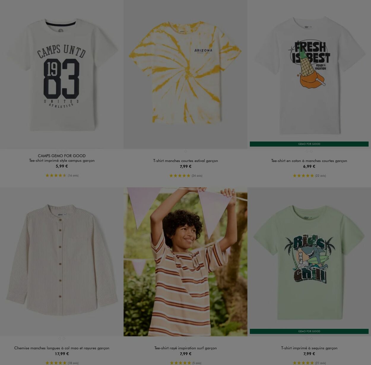 Catalogue Gémo 13.08.2025 - 26.08.2025