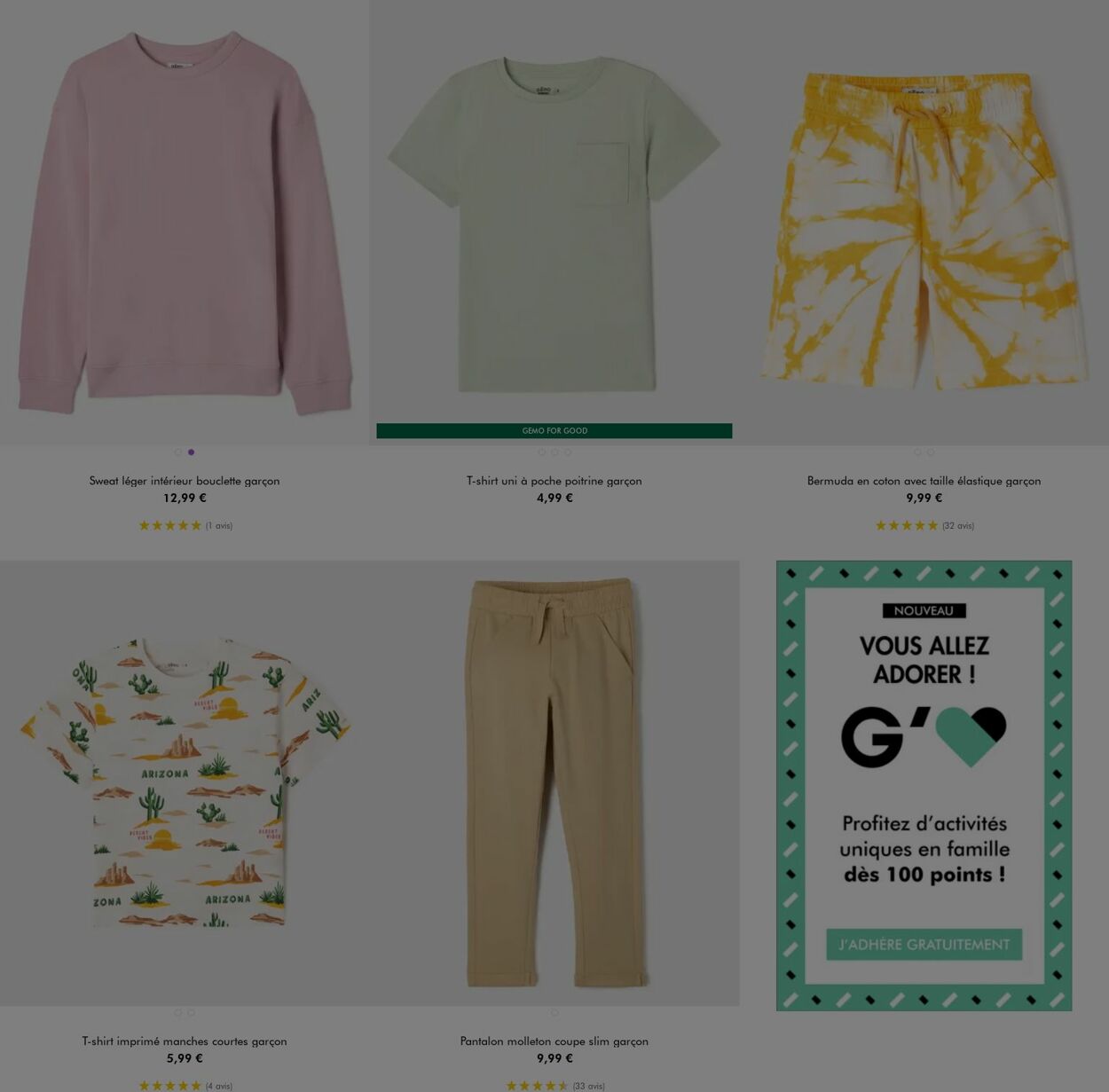 Catalogue Gémo 13.08.2025 - 26.08.2025