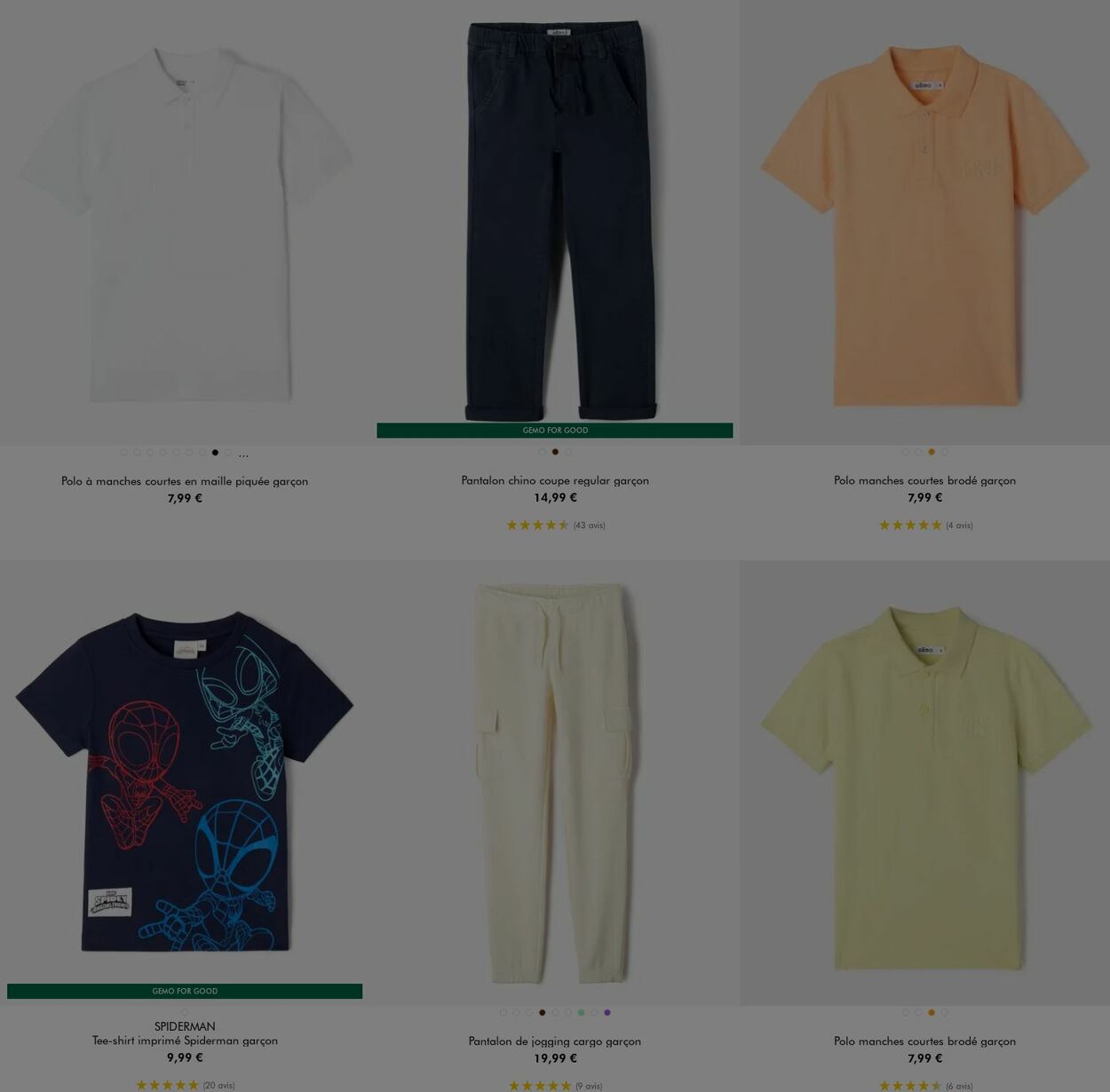 Catalogue Gémo 13.08.2025 - 26.08.2025