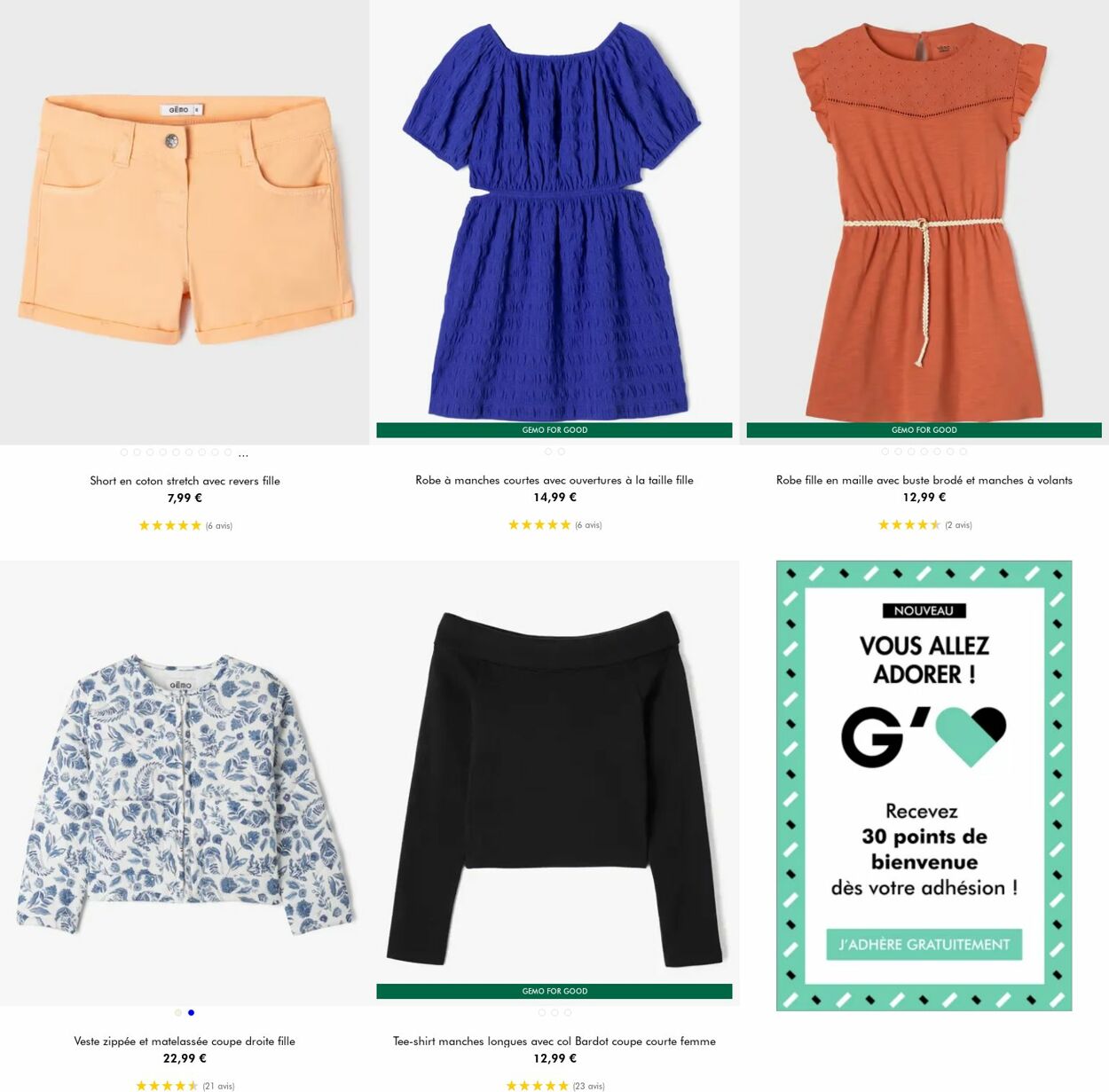 Catalogue Gémo 13.08.2025 - 26.08.2025