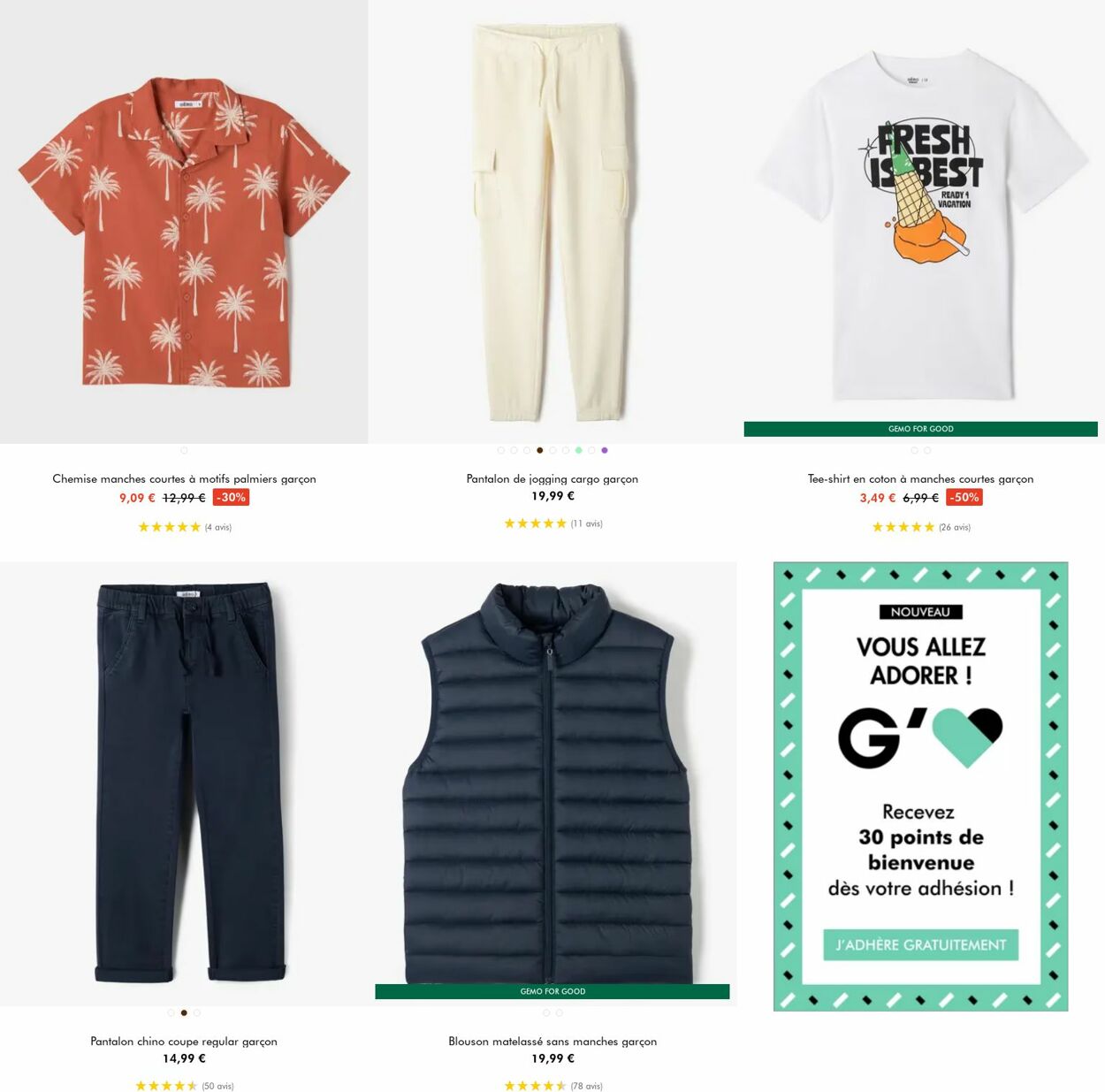 Catalogue Gémo 17.09.2025 - 30.09.2025