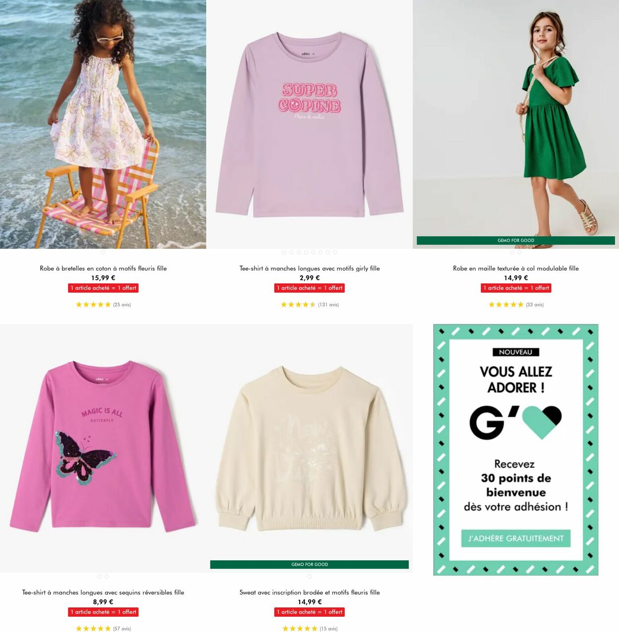 Catalogue Gémo 30.07.2025 - 12.08.2025