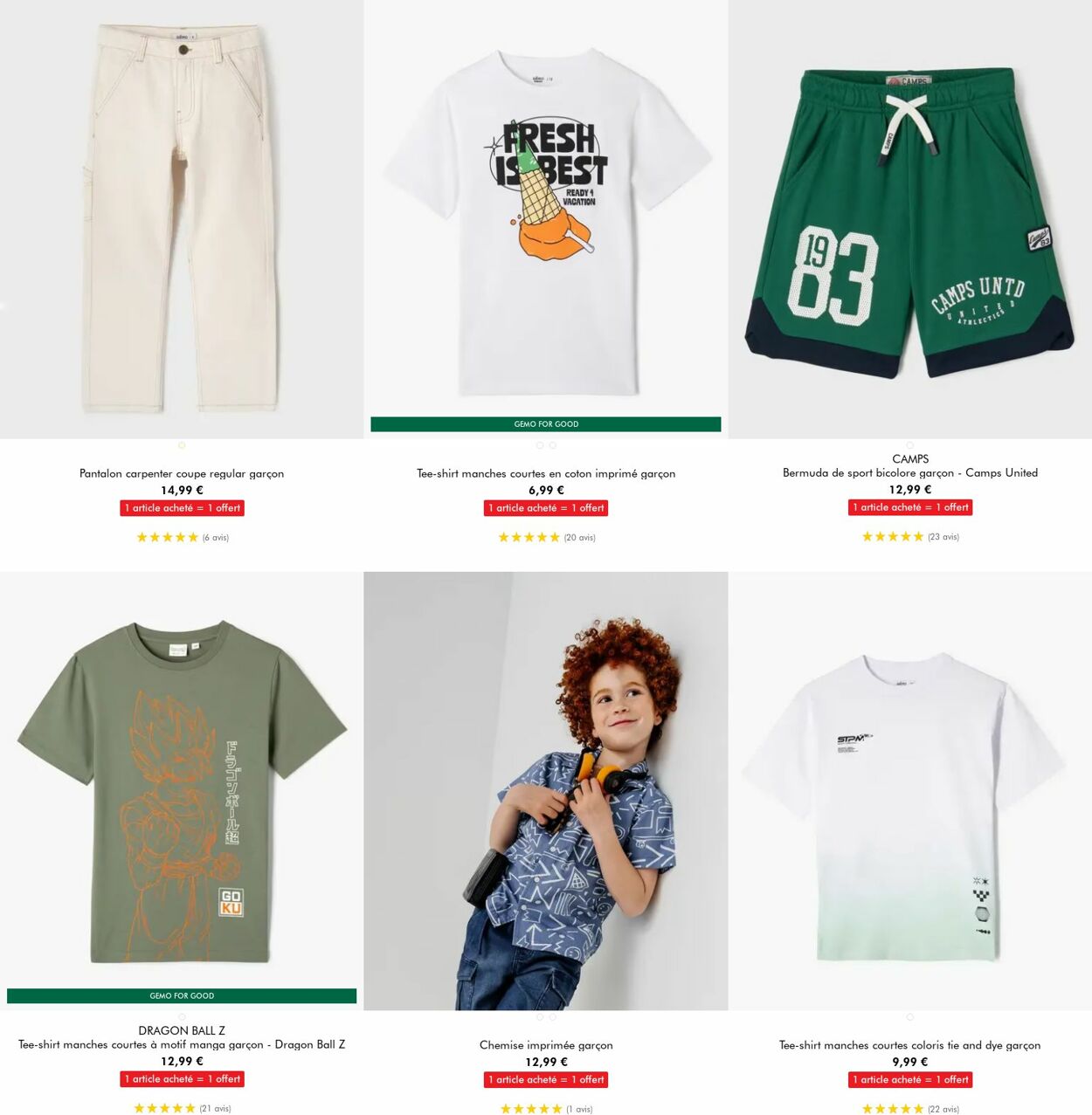 Catalogue Gémo 30.07.2025 - 12.08.2025