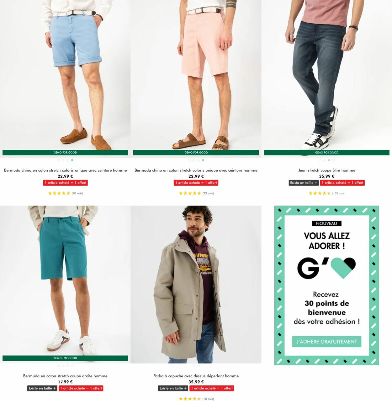 Catalogue Gémo 30.07.2025 - 12.08.2025