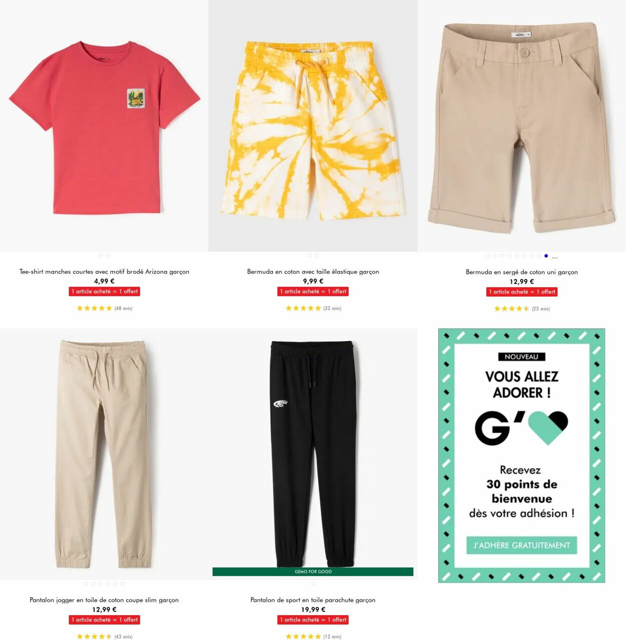 Catalogue Gémo 30.07.2025 - 12.08.2025
