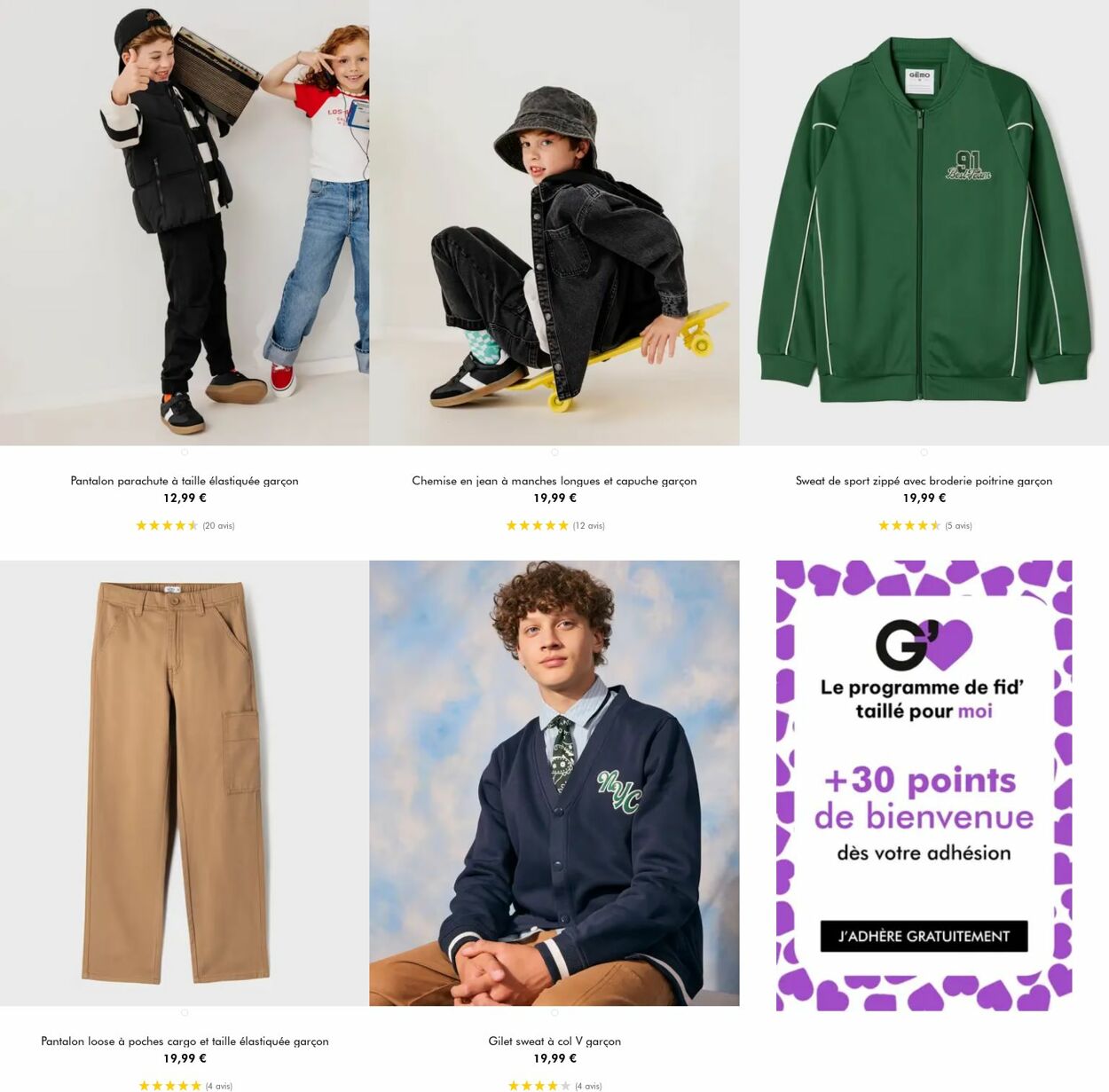 Catalogue Gémo 03.12.2025 - 16.12.2025