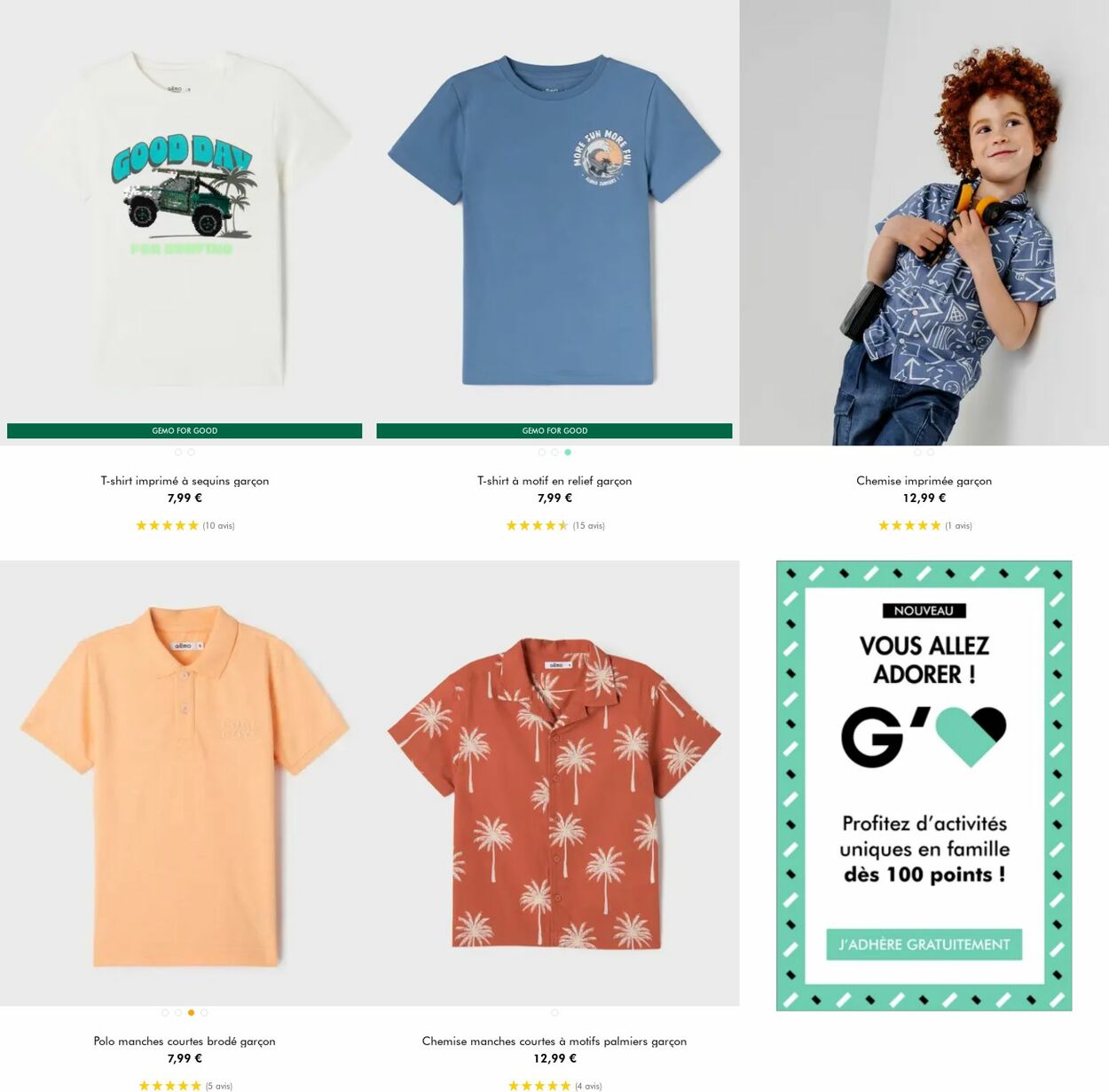 Catalogue Gémo 27.08.2025 - 09.09.2025