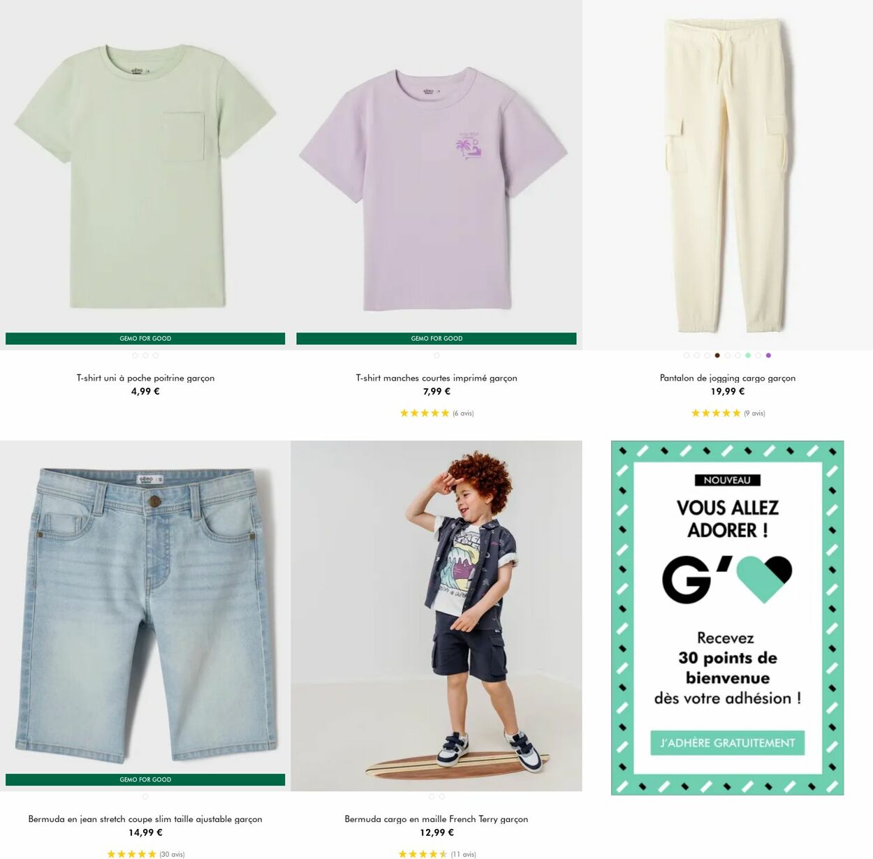 Catalogue Gémo 27.08.2025 - 09.09.2025