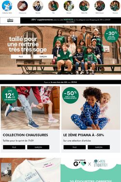 Catalogue Gémo 27.08.2025 - 09.09.2025
