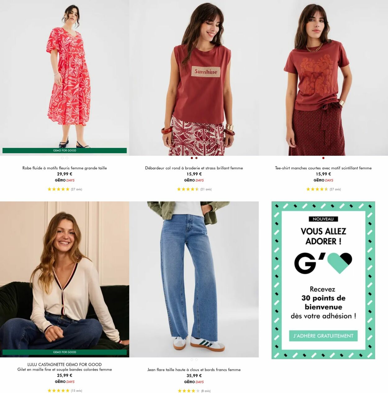 Catalogue Gémo 18.06.2025 - 01.07.2025
